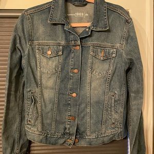 Gap maternity denim jacket